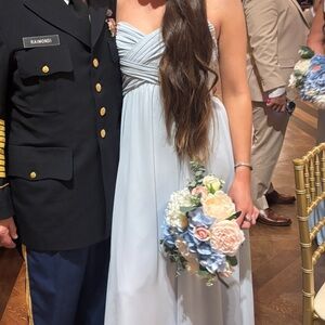 Strapless Chiffon Formal / Bridesmaid Dress